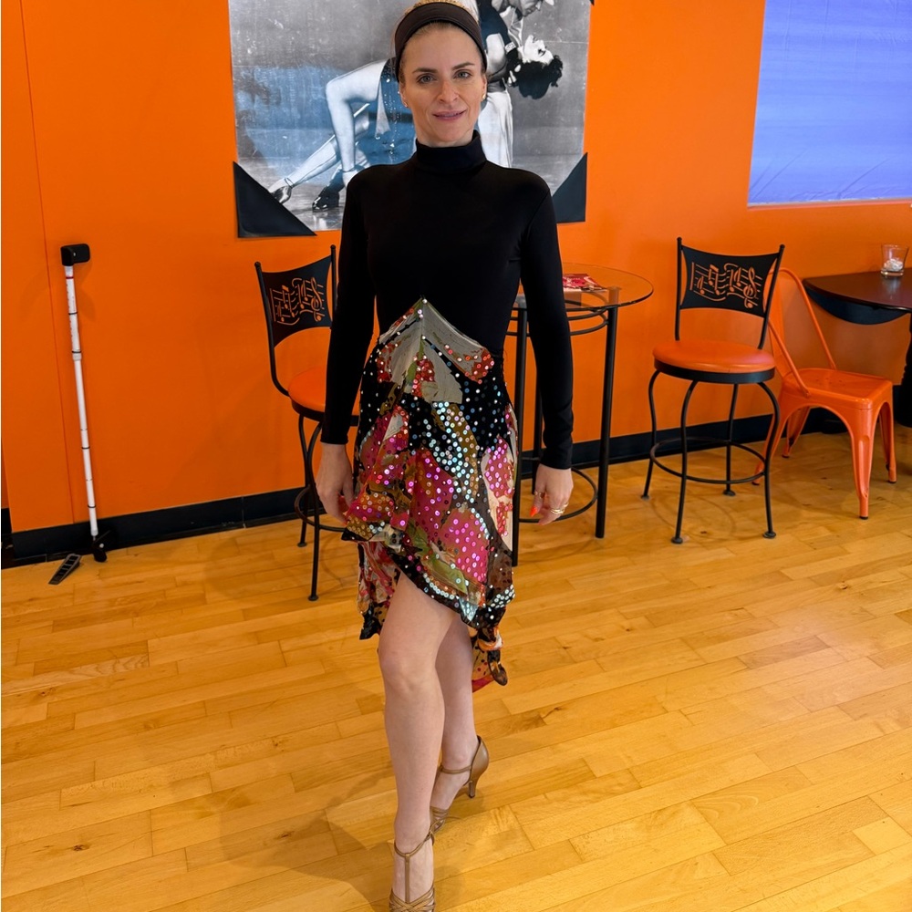 Stylish‎ Multicolor Asymmetrical Skirt